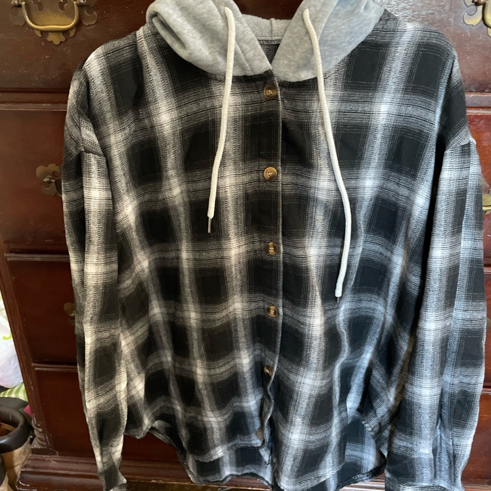 Plaid hoodie